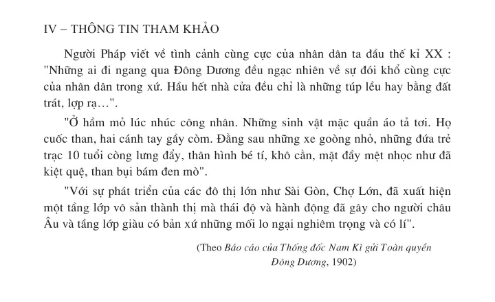 Bài 4, Xã hội Việt Nam cuối thế kỉ XIX - đầu thế kỉ XX